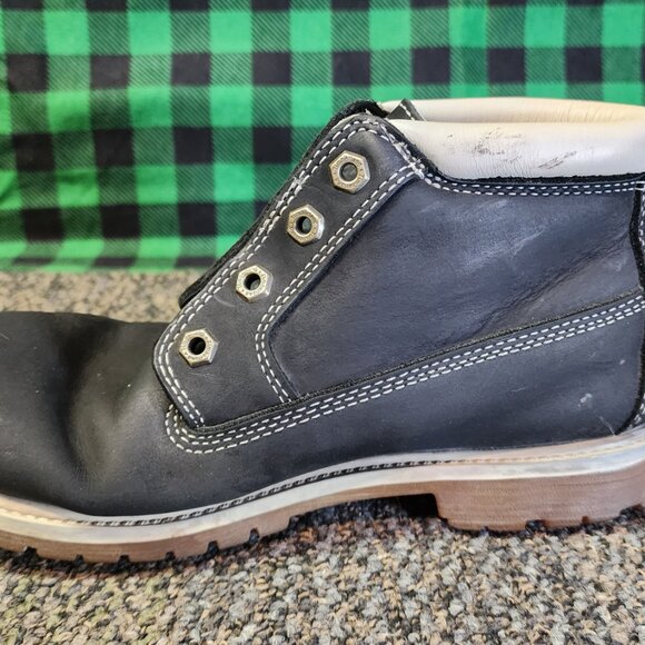 TIMBERLAND NELLIE CHUKKA BOOTS (23312) – BLACK/WHITE - US8.5 - Picture 5 of 13